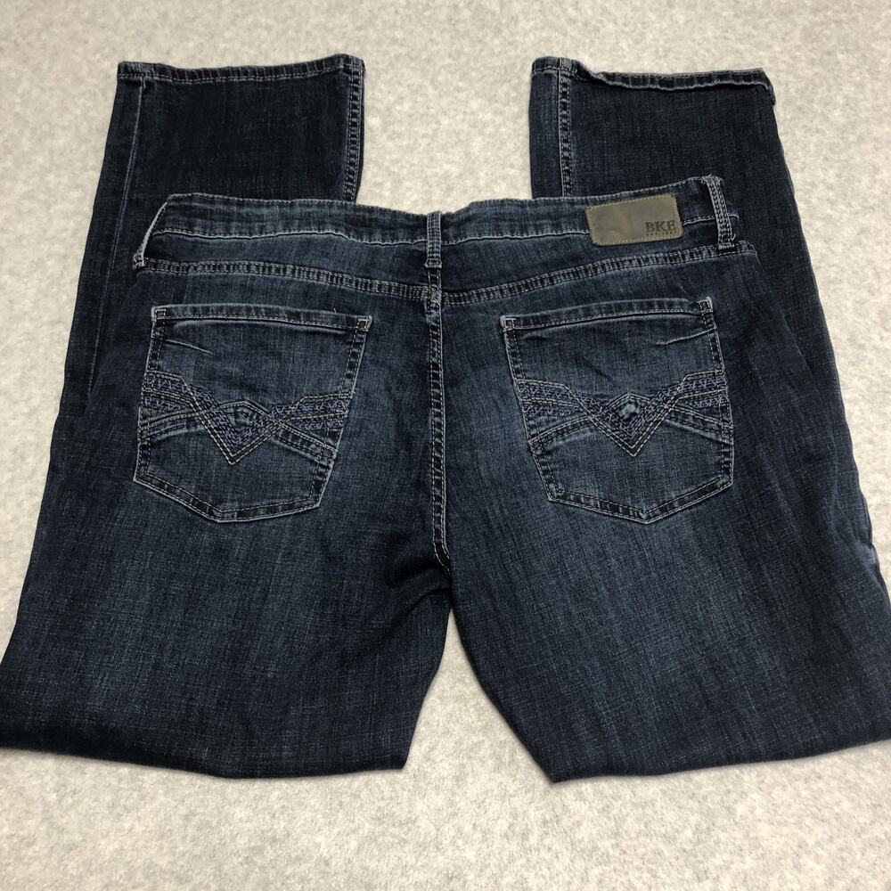 BKE Jake Straight Jeans Mens 40x32 Blue Medium Wash Stretch Denim Pants